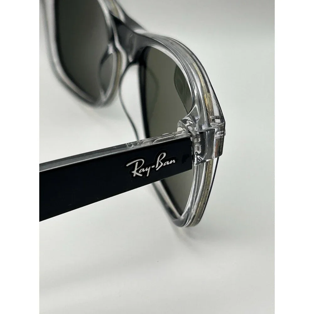 Ray-Ban RB2132 New Wayfarer Polarized Sunglasses Black/Green 55-18 145mm